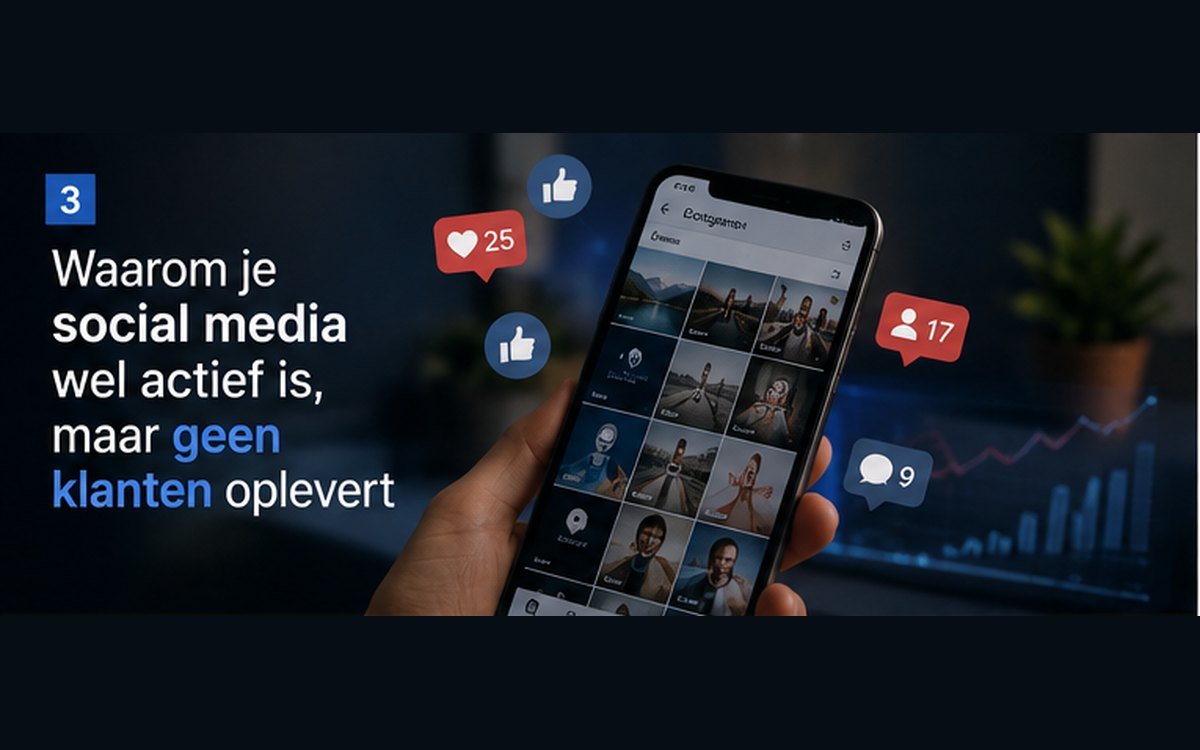 Waarom je social media wel actief is, maar geen klanten oplevert