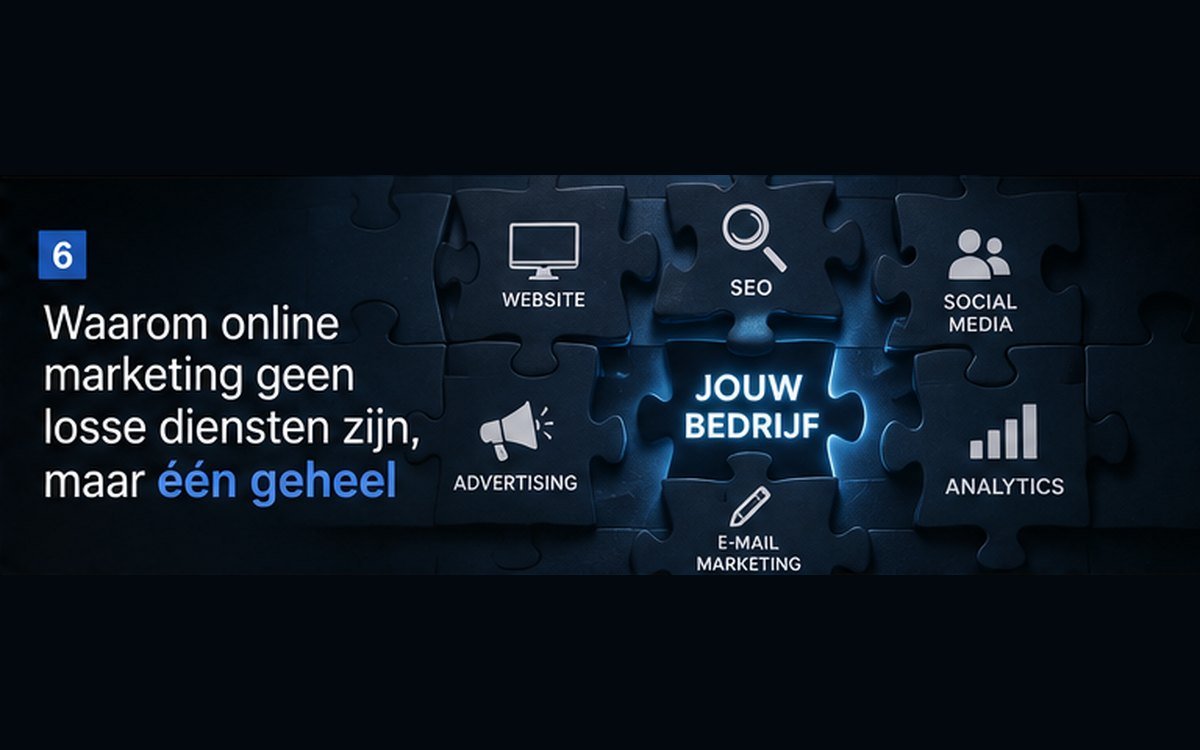 Waarom online marketing geen losse diensten zijn, maar één geheel
