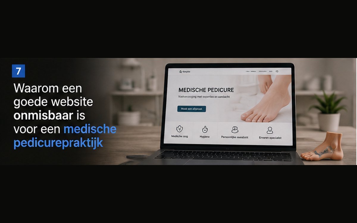 Waarom een goede website onmisbaar is voor een medische pedicurepraktijk