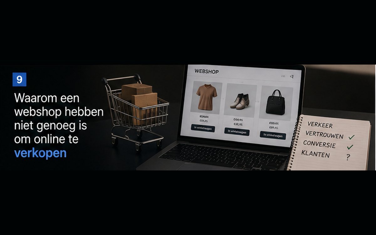 Waarom een webshop hebben niet genoeg is om online te verkopen
