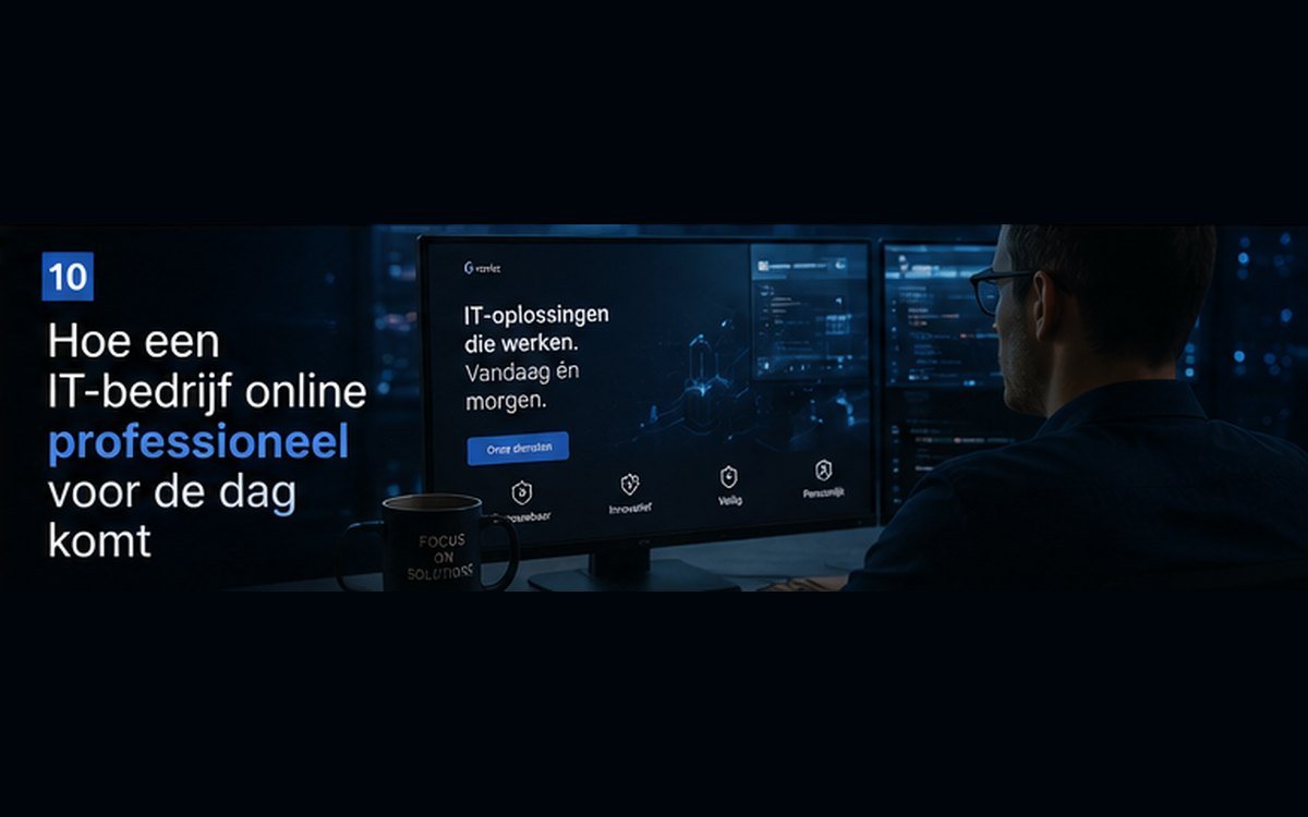 Hoe een IT-bedrijf online professioneel voor de dag komt